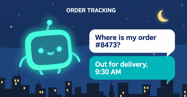 Assistenti intelligenti — demo animata order tracking
